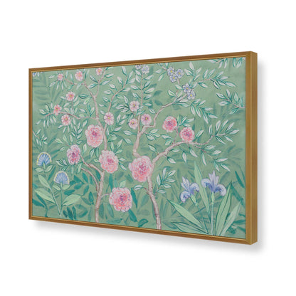 [Color:Polished Gold], Picture of art in a Polished Gold frame of the corner