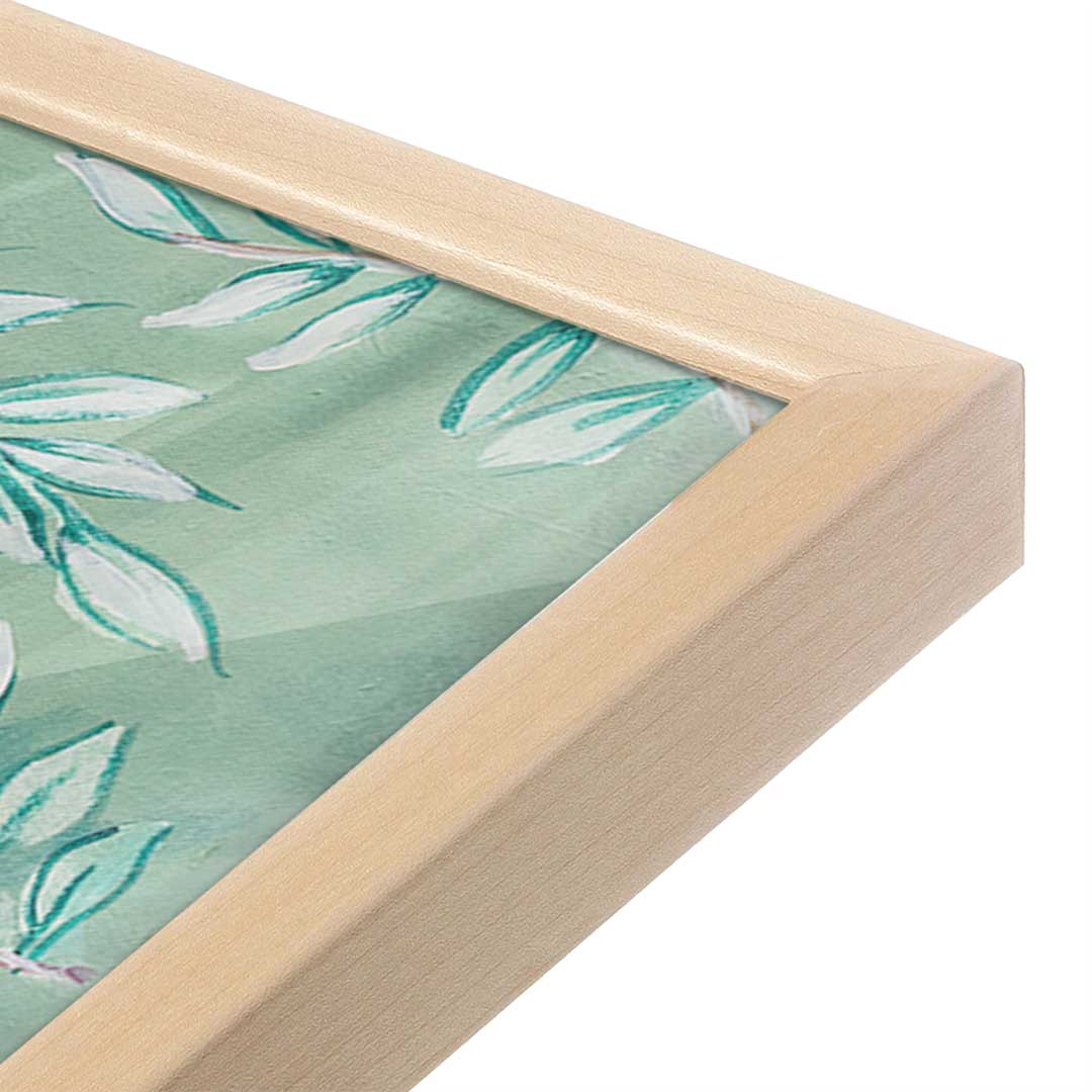 [Color:Raw Maple], Picture of art in a Raw Maple frame at an angle