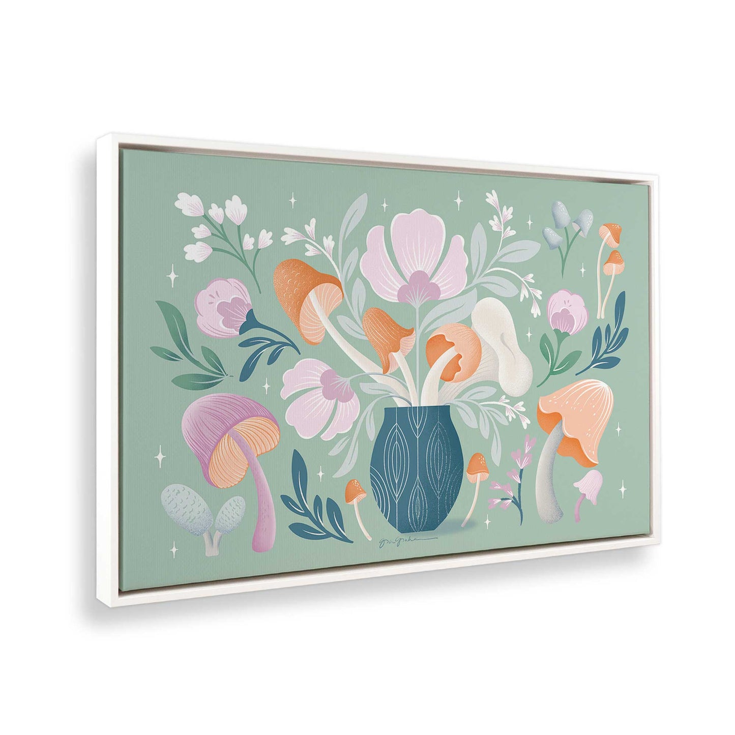[Color:Opaque White], Picture of the corner of the art