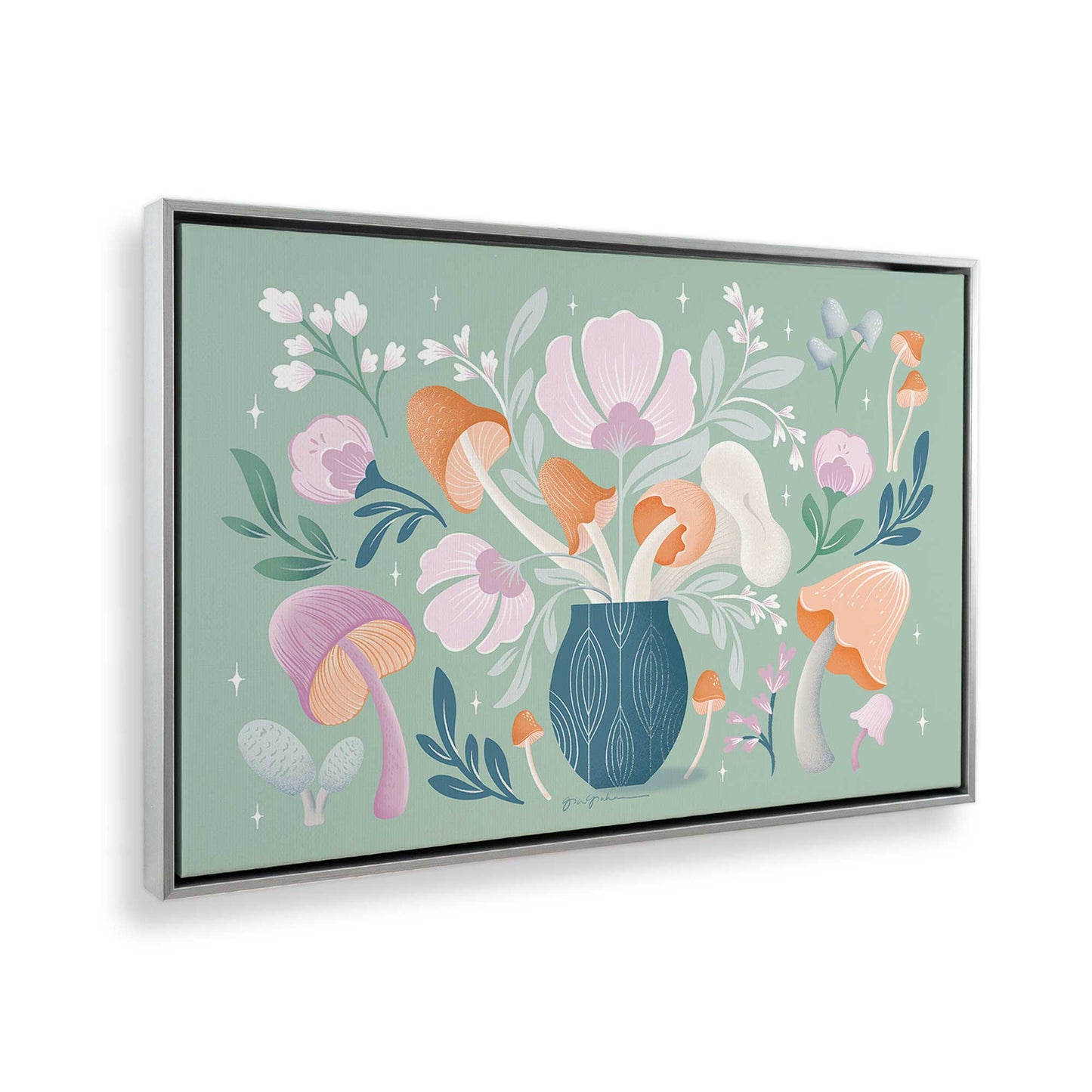 [Color:Polished Chrome], Picture of the corner of the art