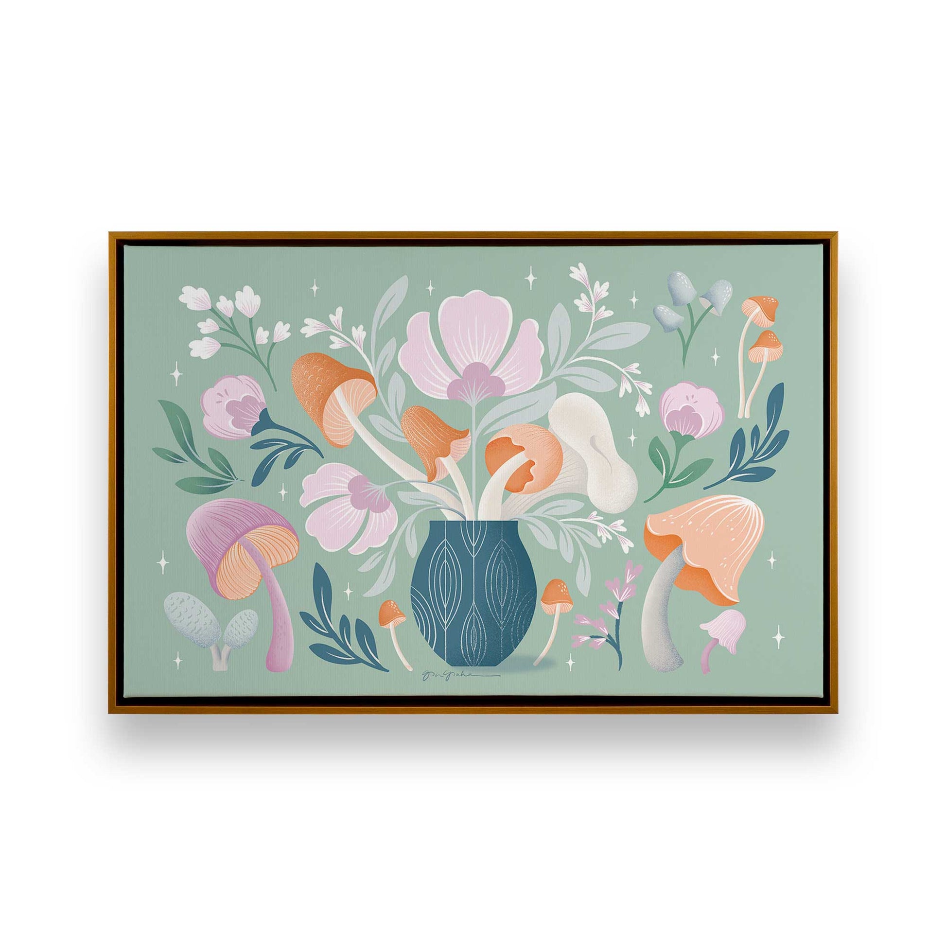 [Color:Polished Gold], Picture of art in a Polished Gold frame