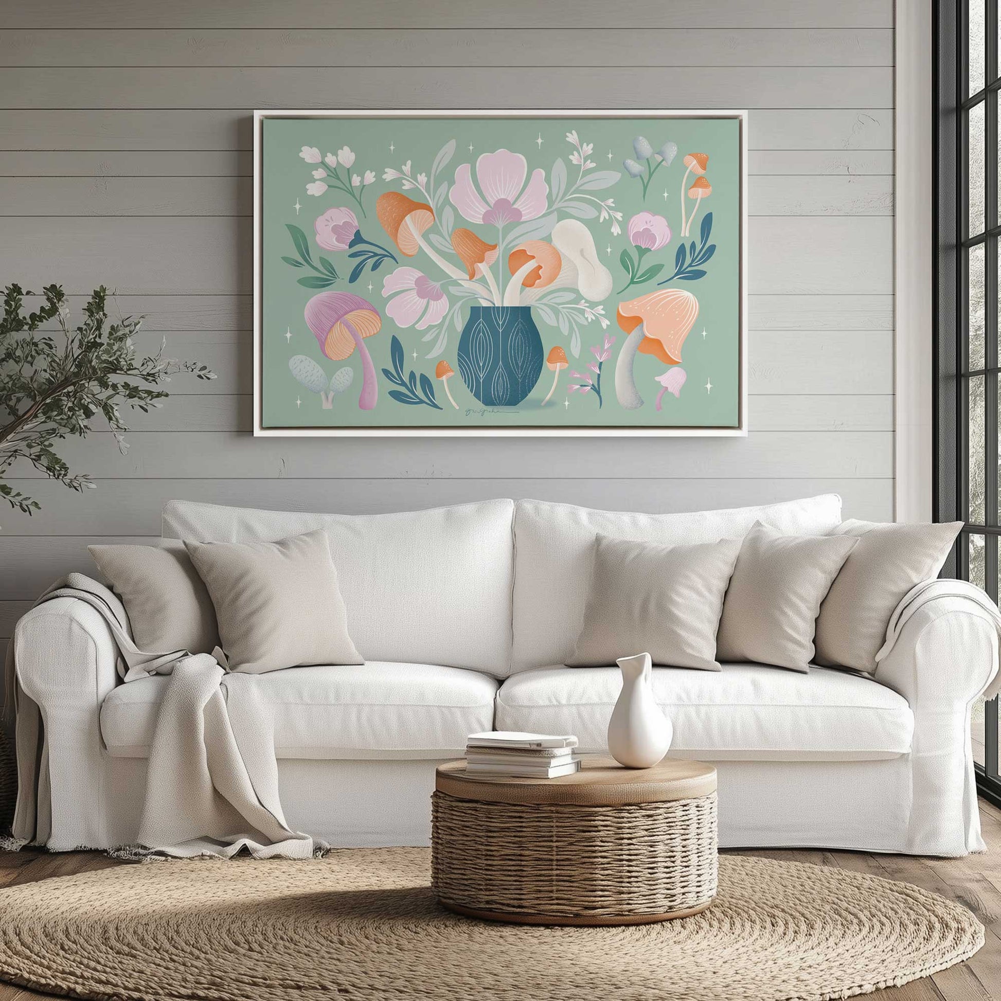 Picture of art in a room
