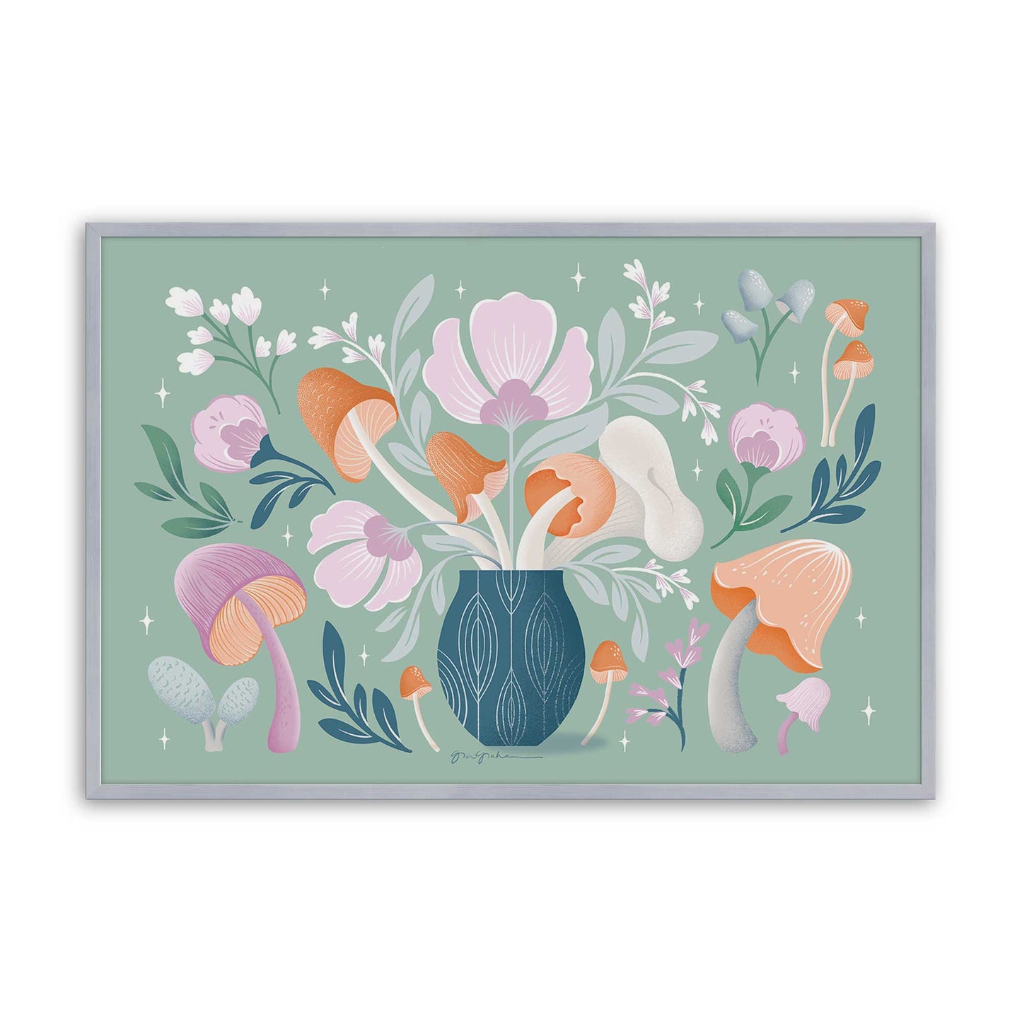 [Color:Polished Chrome], Picture of art in a Polished Chrome frame