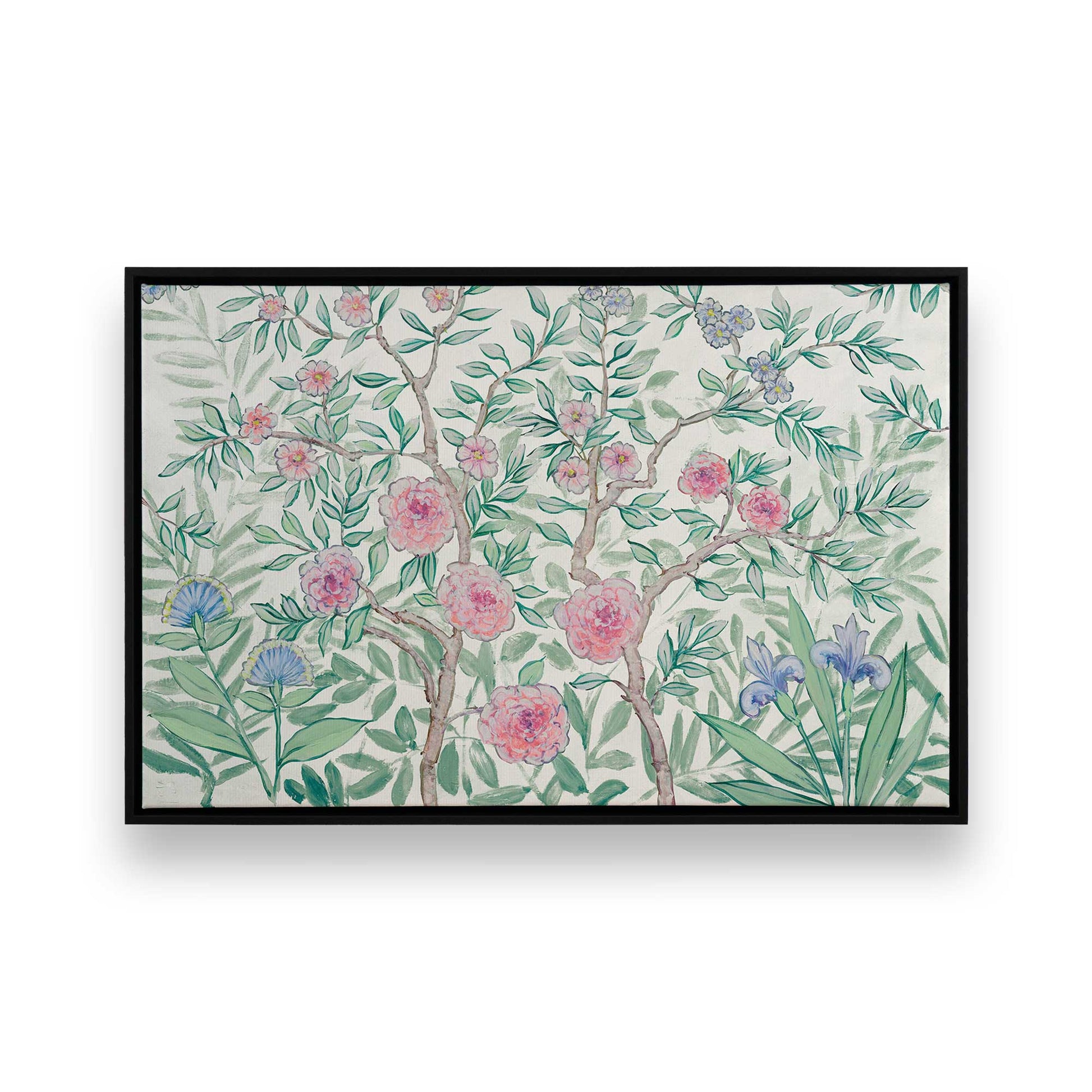 [Color:Satin Black], Picture of art in a Satin Black frame