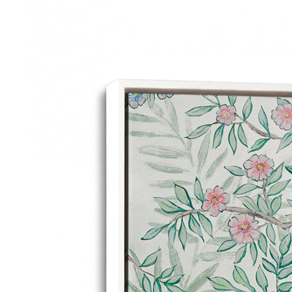 [Color:Opaque White], Picture of art in a White frame at an angle