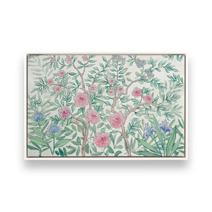 [Color:Opaque White], Picture of art in a White frame