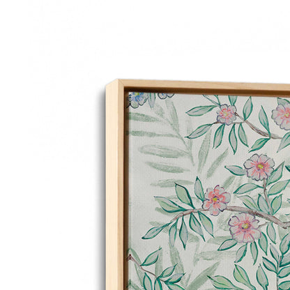 [Color:American Maple], Picture of art in a American Maple frame at an angle