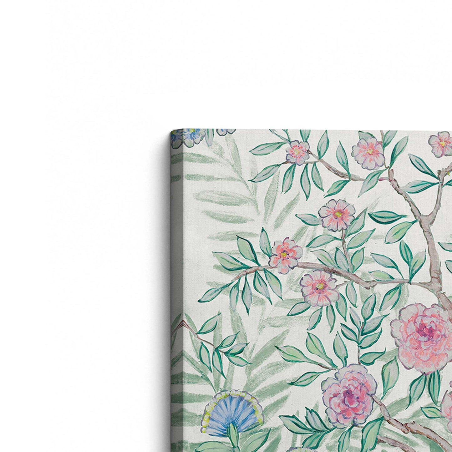 [Color:Stretched Canvas], Picture of the corner of the art