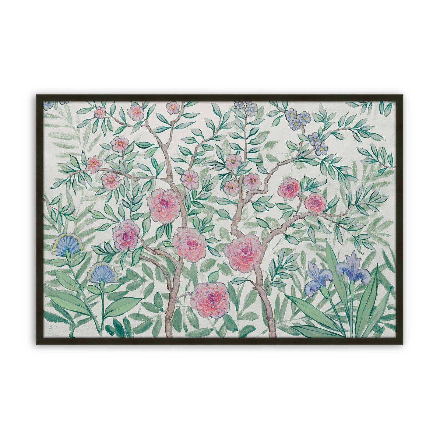 [Color:Satin Black], Picture of art in a Satin Black frame