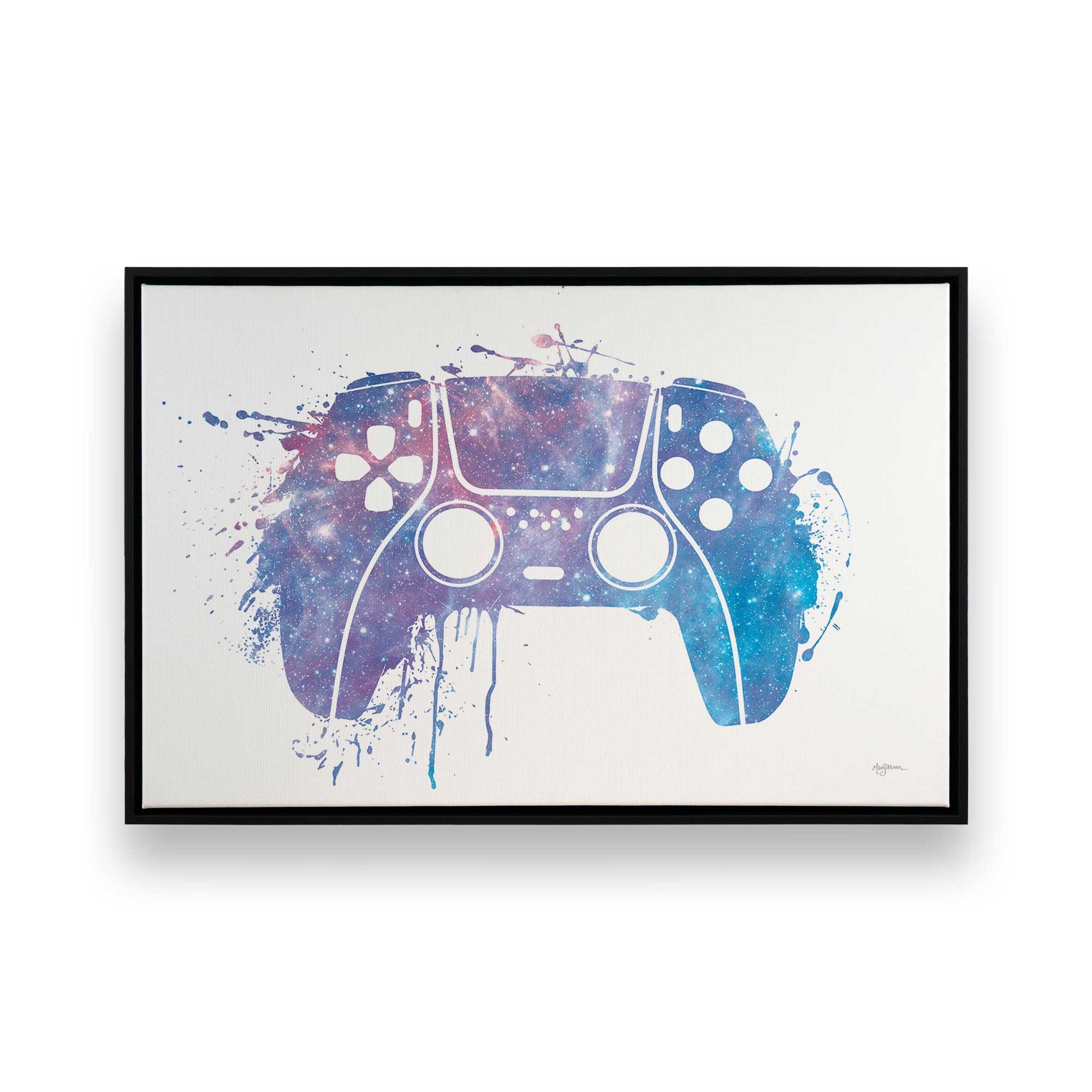 [Color:Satin Black], Picture of art in a Satin Black frame