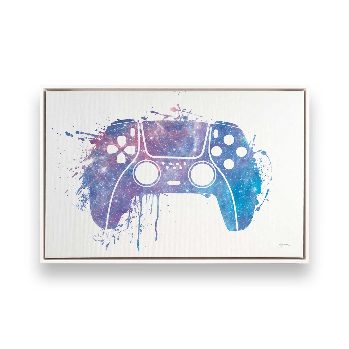 [Color:Opaque White], Picture of art in a White frame