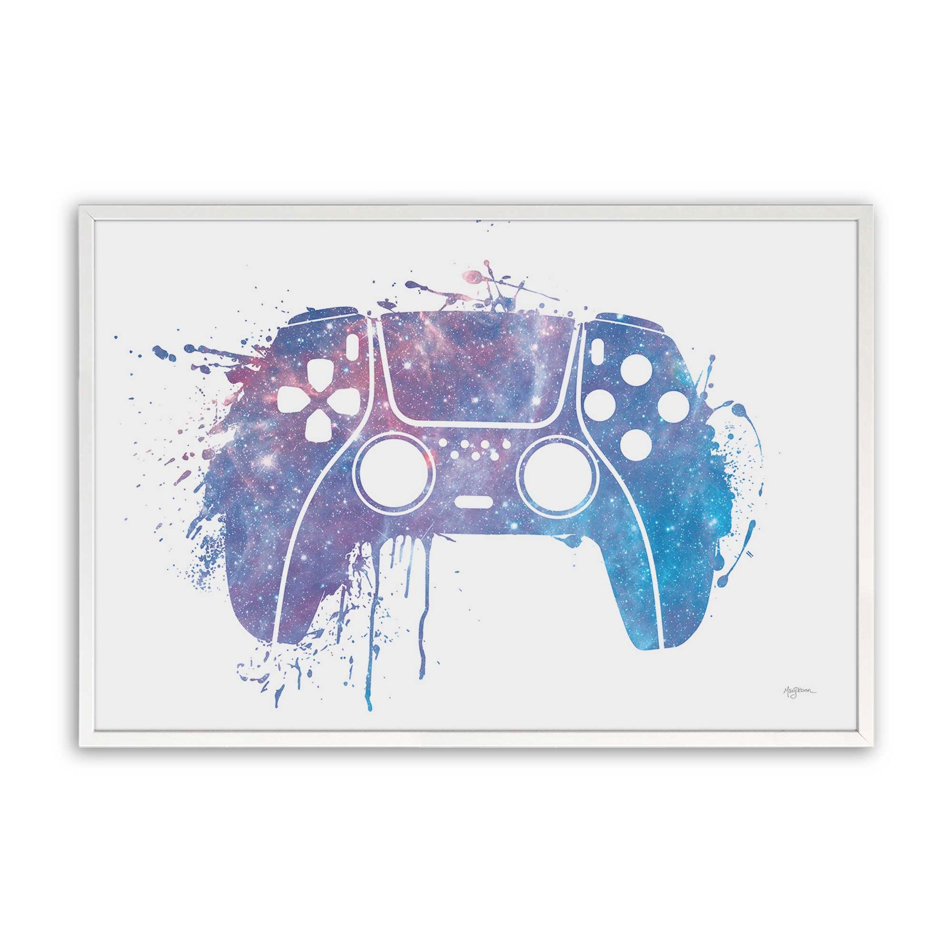 [Color:Opaque White], Picture of art in a Opaque White frame