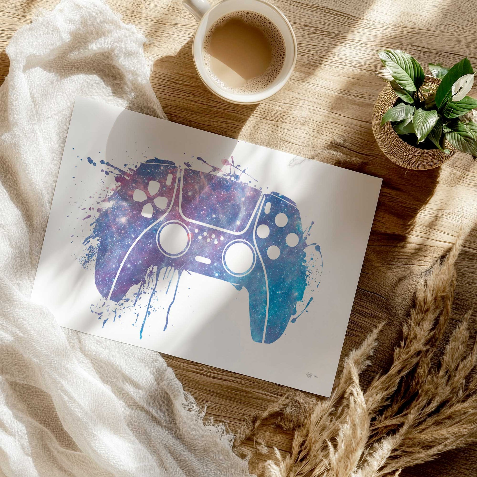 [Color:Rolled Print], Picture of close up of art
