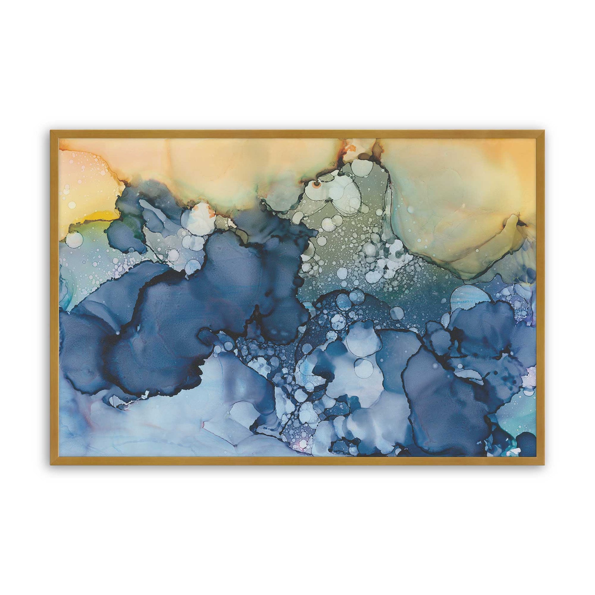 [Color:Polished Gold], Picture of art in a Polished Gold frame