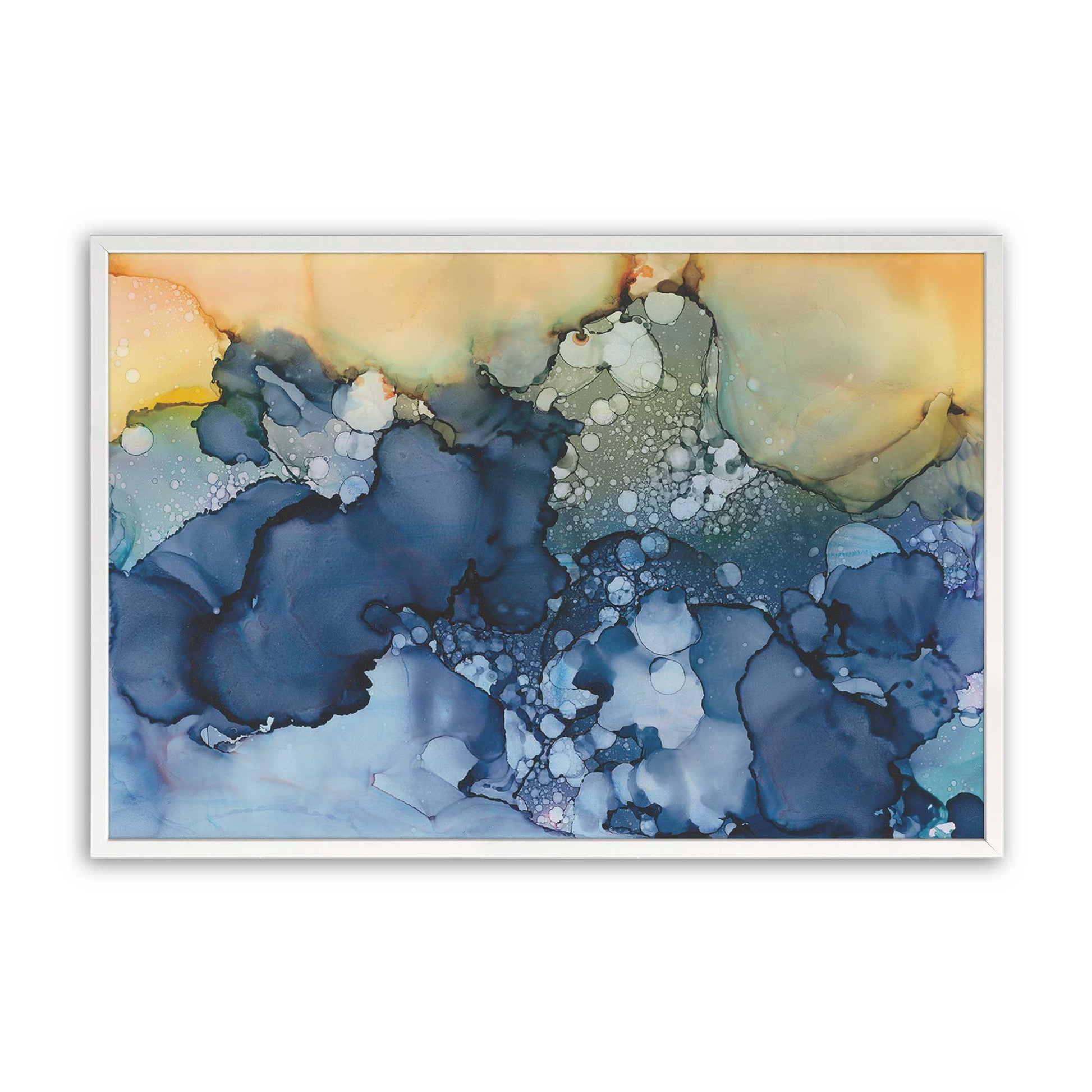 [Color:Opaque White], Picture of art in a Opaque White frame