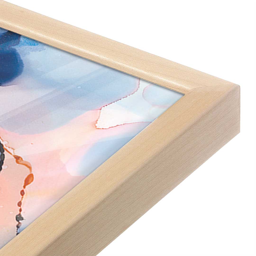 [Color:Raw Maple], Picture of art in a Raw Maple frame at an angle