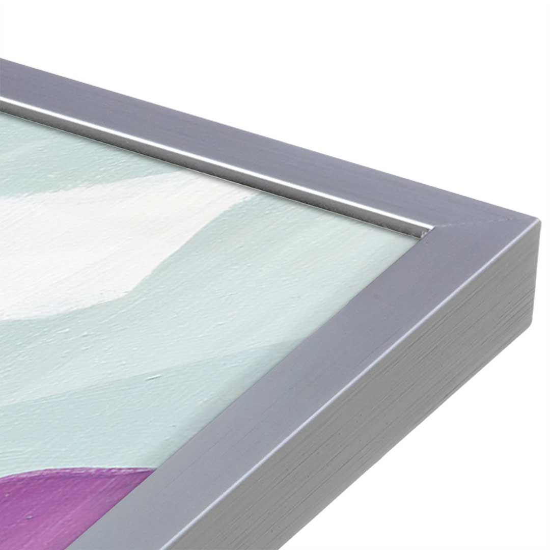 [Color:Polished Chrome], Picture of art in a Polished Chrome frame at an angle