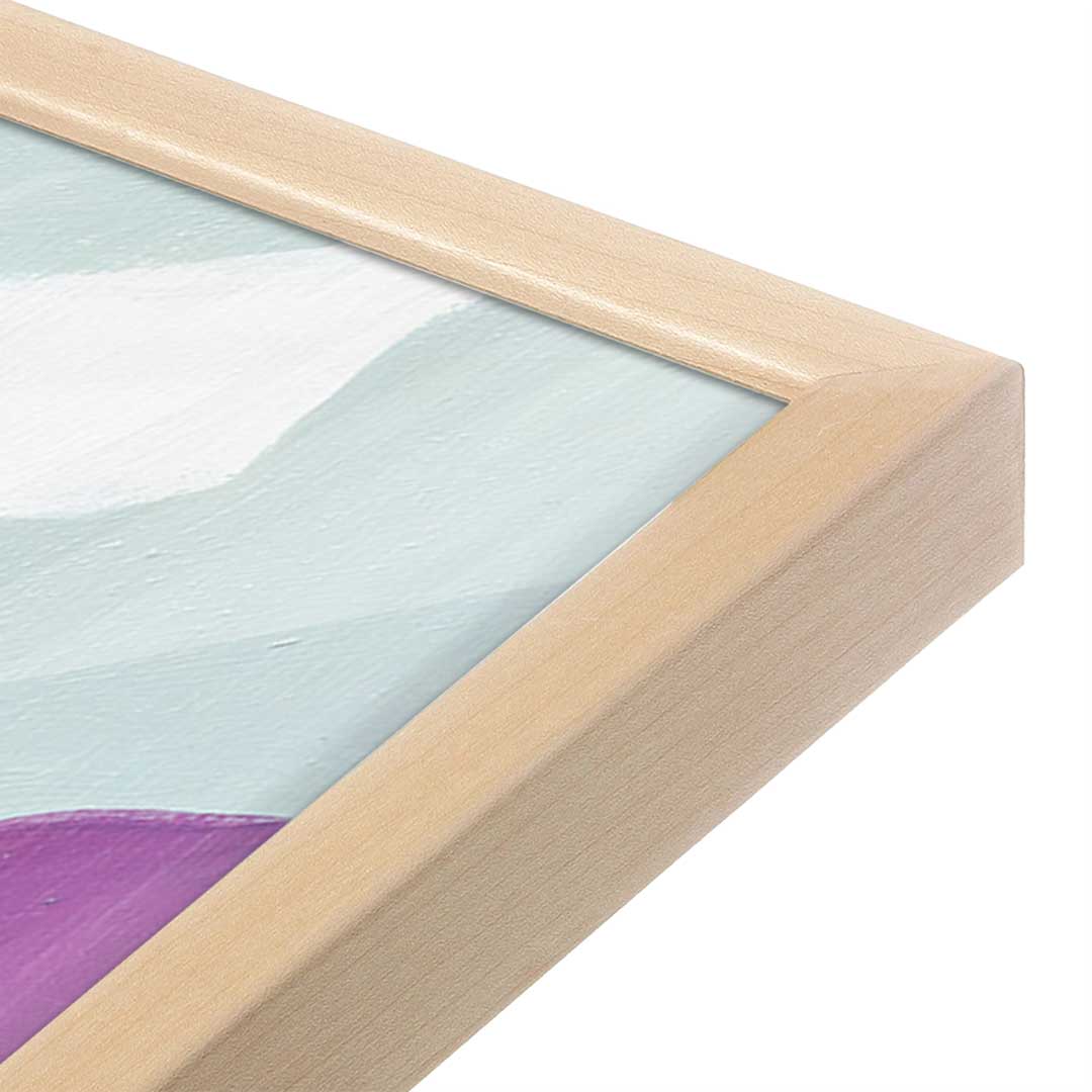 [Color:Raw Maple], Picture of art in a Raw Maple frame at an angle