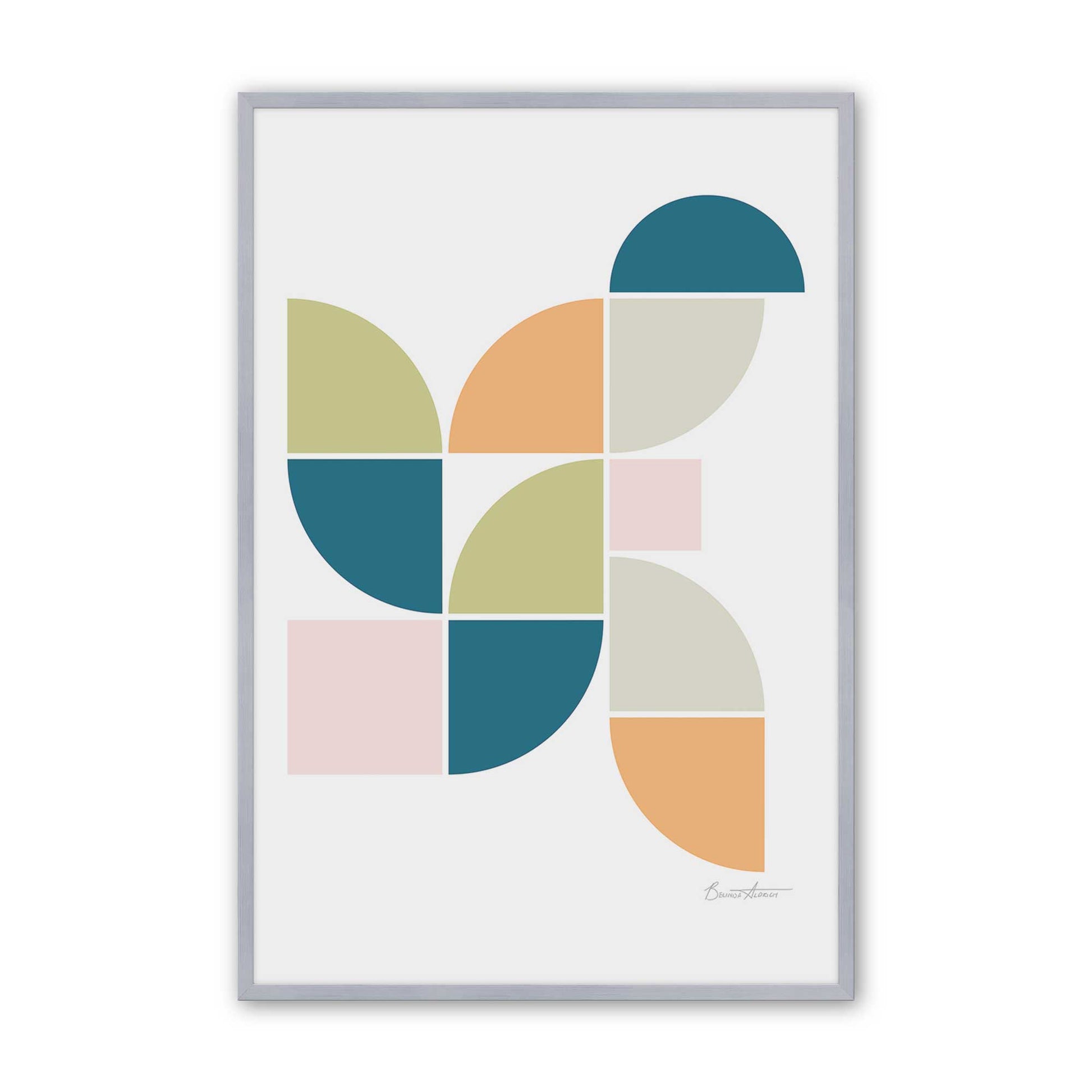 [Color:Polished Chrome], Picture of art in a Polished Chrome frame