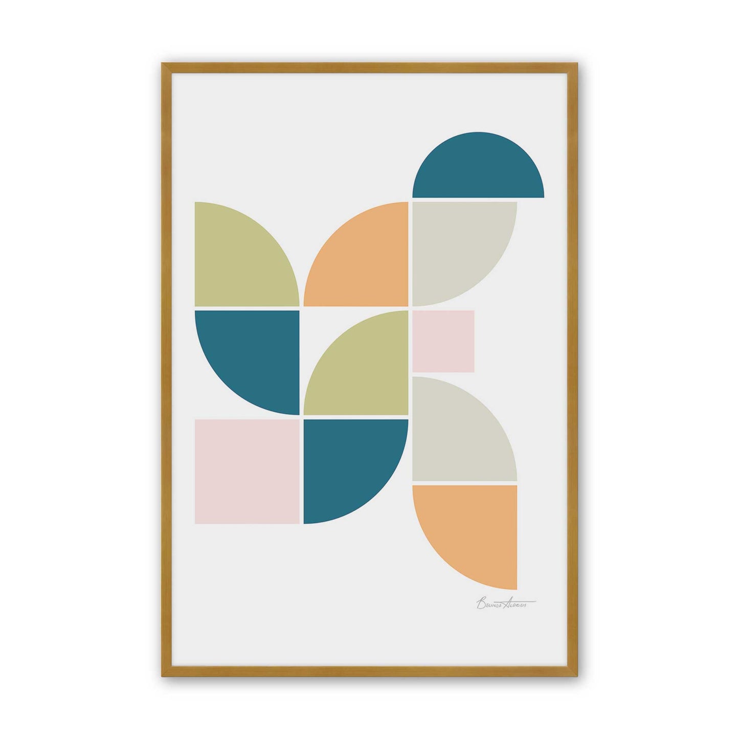 [Color:Polished Gold], Picture of art in a Polished Gold frame