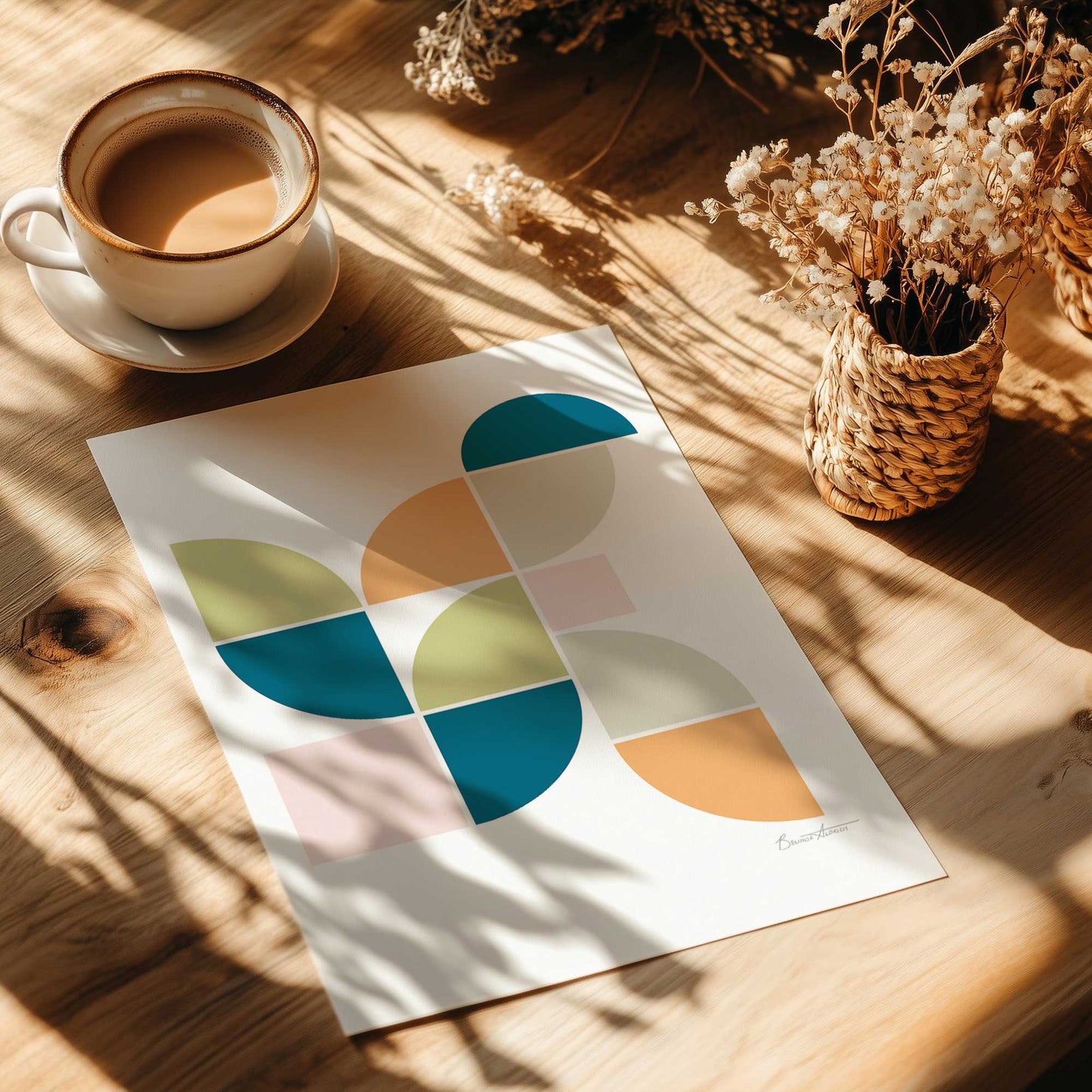 [Color:Rolled Print], Picture of close up of art