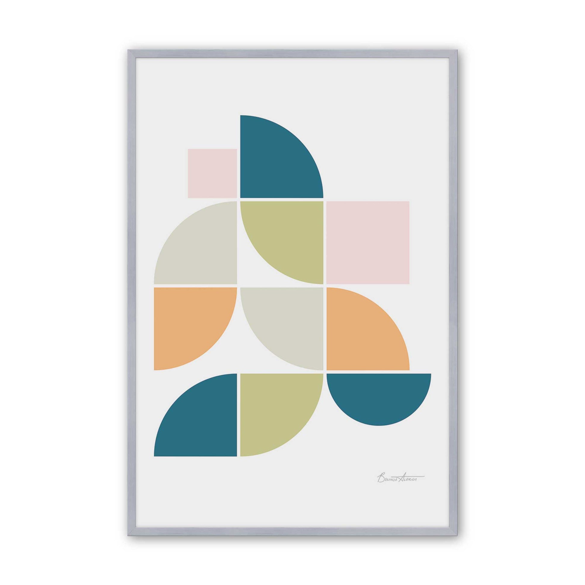 [Color:Polished Chrome], Picture of art in a Polished Chrome frame