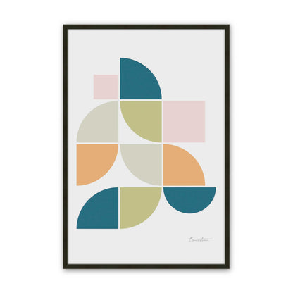 [Color:Satin Black], Picture of art in a Satin Black frame