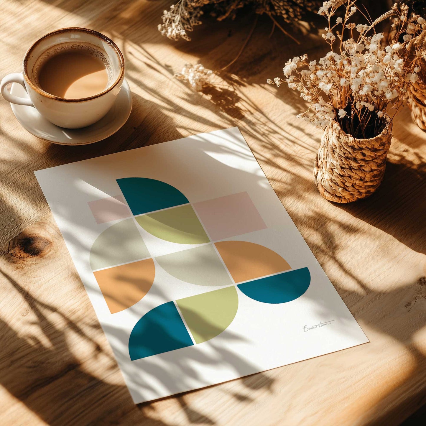 [Color:Rolled Print], Picture of close up of art