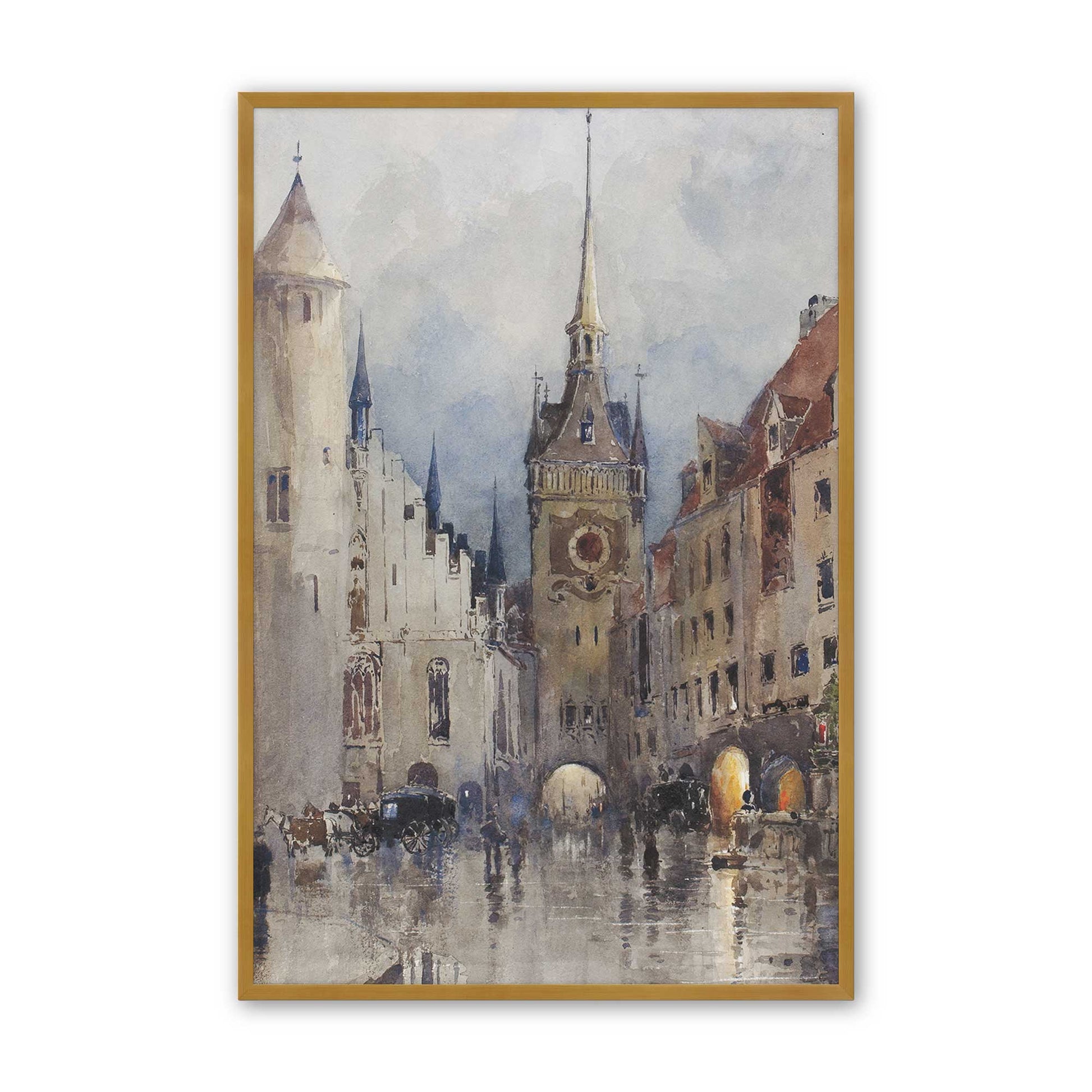 [Color:Polished Gold], Picture of art in a Polished Gold frame