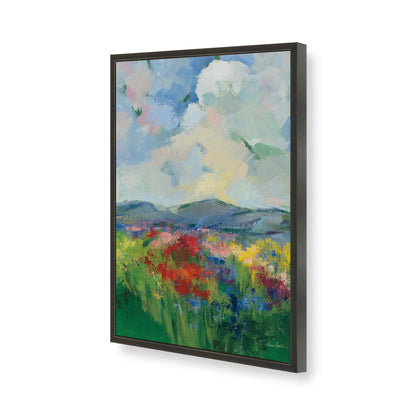 [Color:Satin Black], Picture of art in a Satin Black frame of the corner