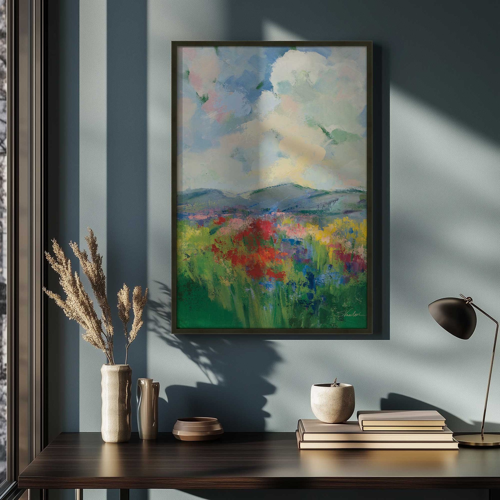 [SPECIAL],[LIFESTYLE], Picture of art hanging in a room