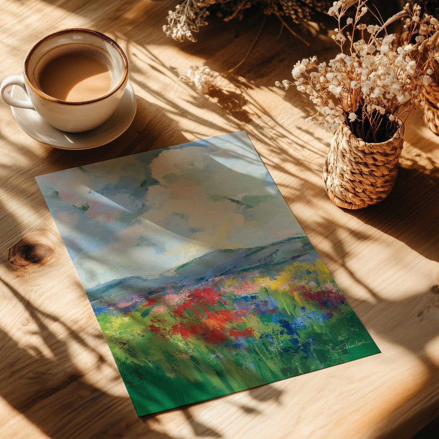 [Color:Rolled Print], Picture of close up of art