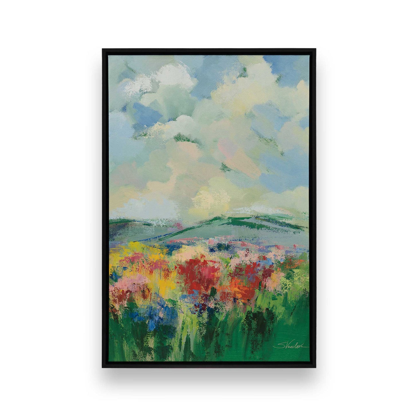 [Color:Satin Black], Picture of art in a Satin Black frame