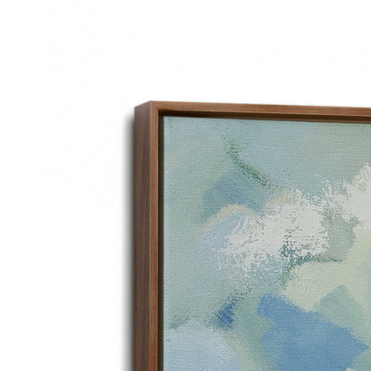 [Color:Walnut], Picture of art in a Walnut frame at an angle