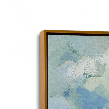 [Color:Polished Gold], Picture of art in a Polished Gold frame at an angle