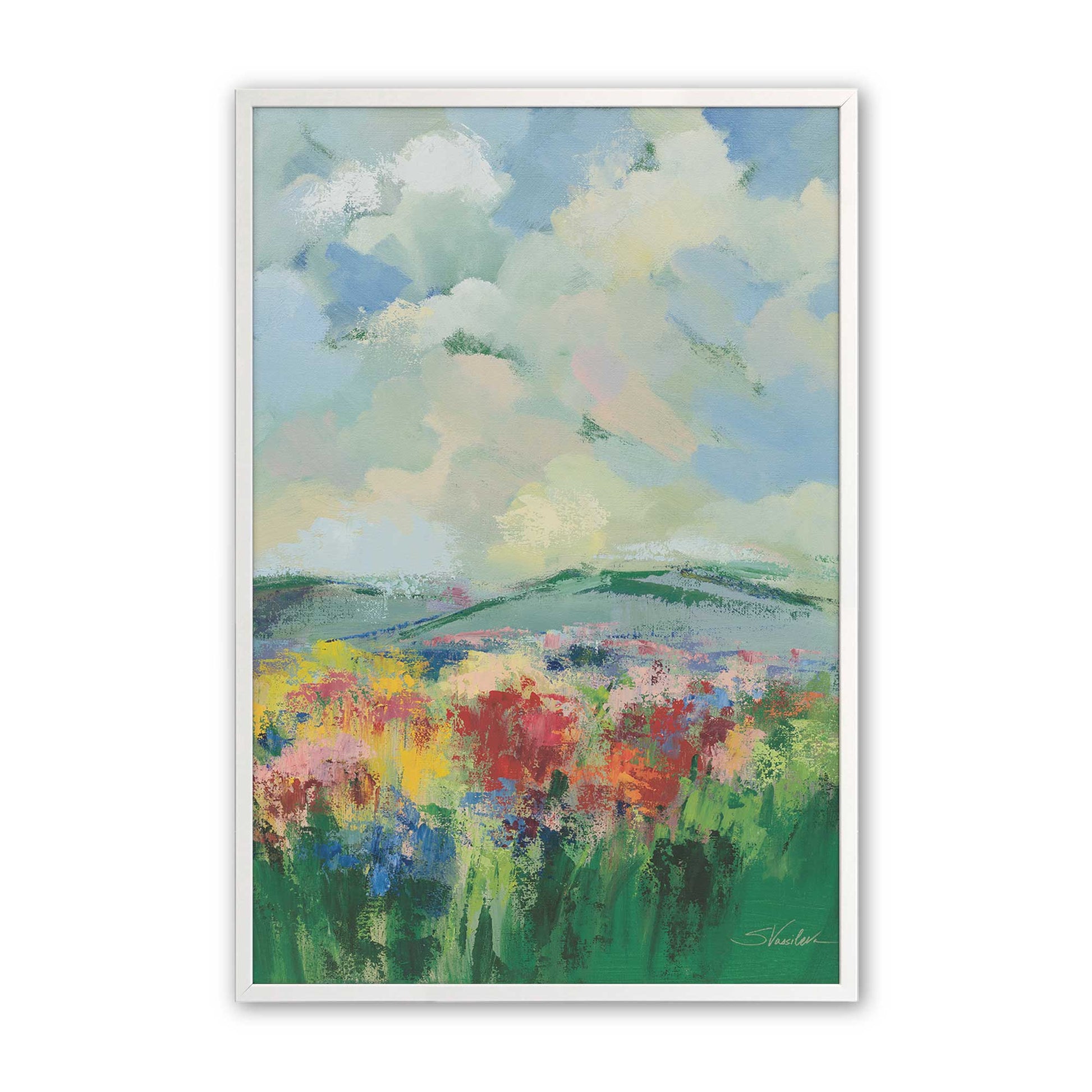 [Color:Opaque White], Picture of art in a Opaque White frame