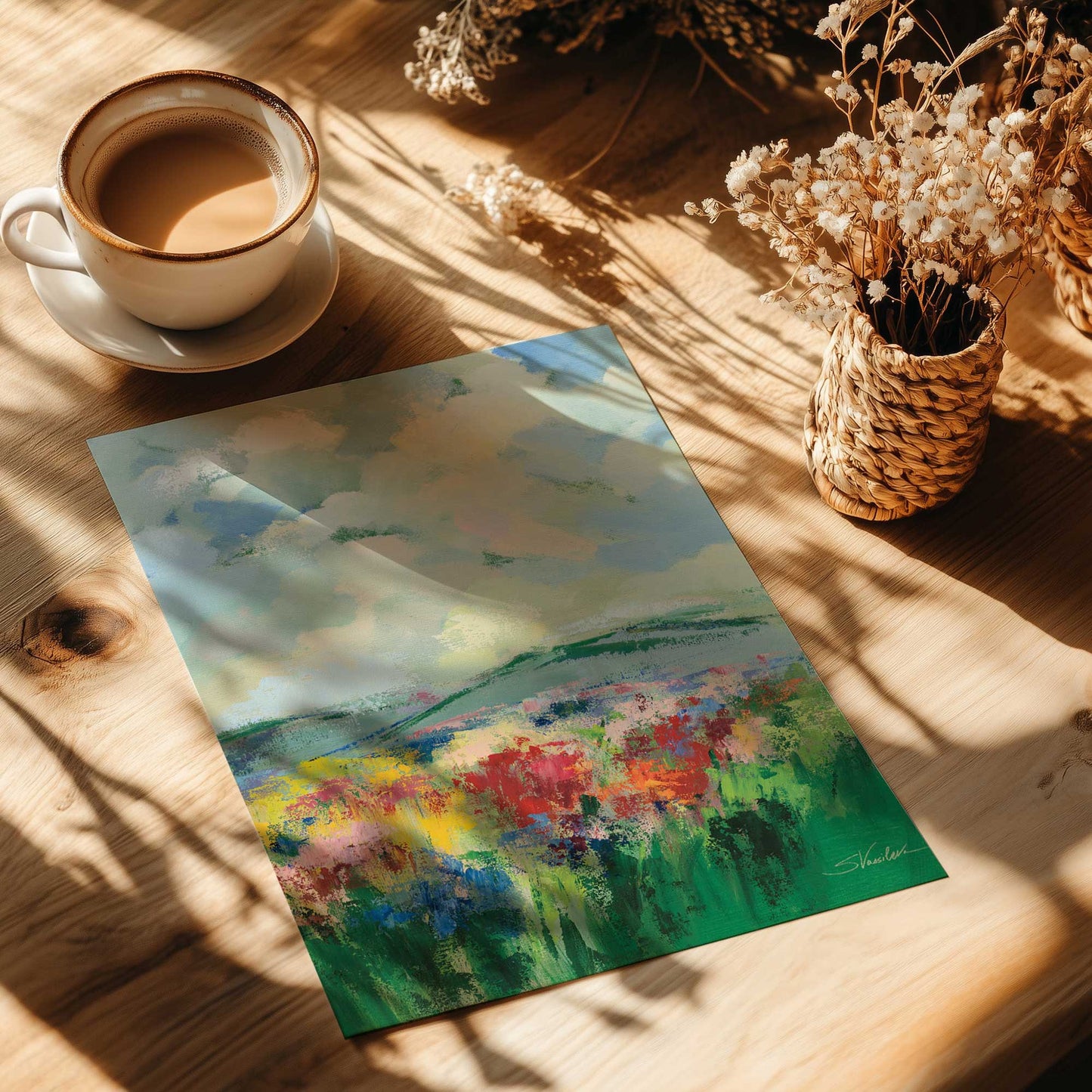 [Color:Rolled Print], Picture of close up of art