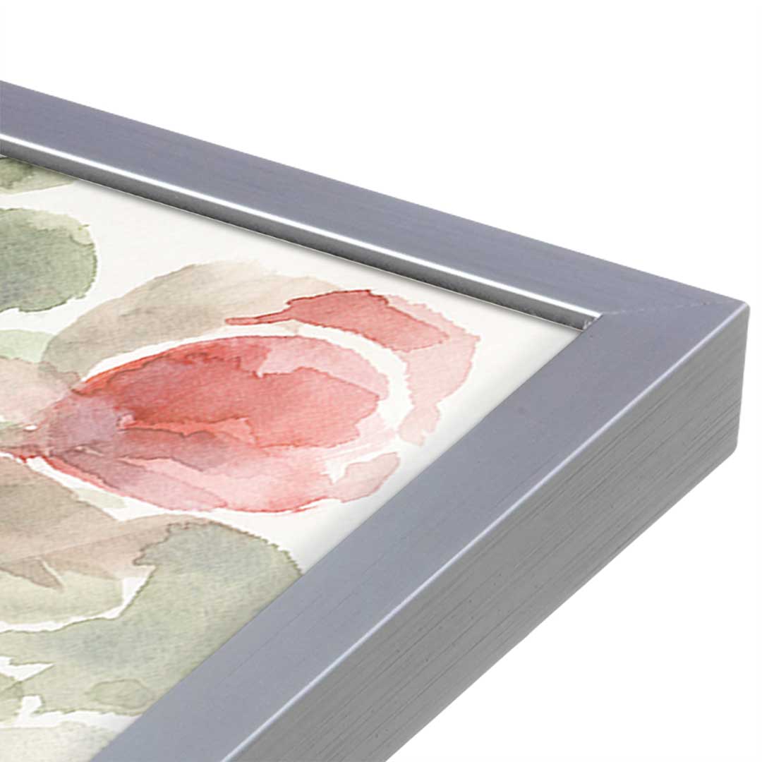 [Color:Polished Chrome], Picture of art in a Polished Chrome frame at an angle