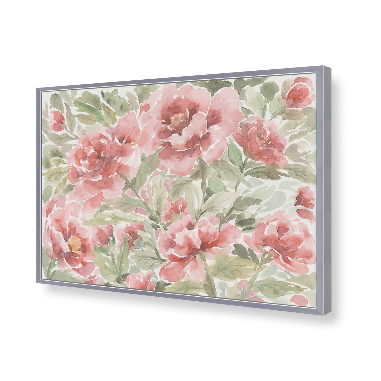 [Color:Polished Chrome], Picture of art in a Polished Chrome frame of the corner