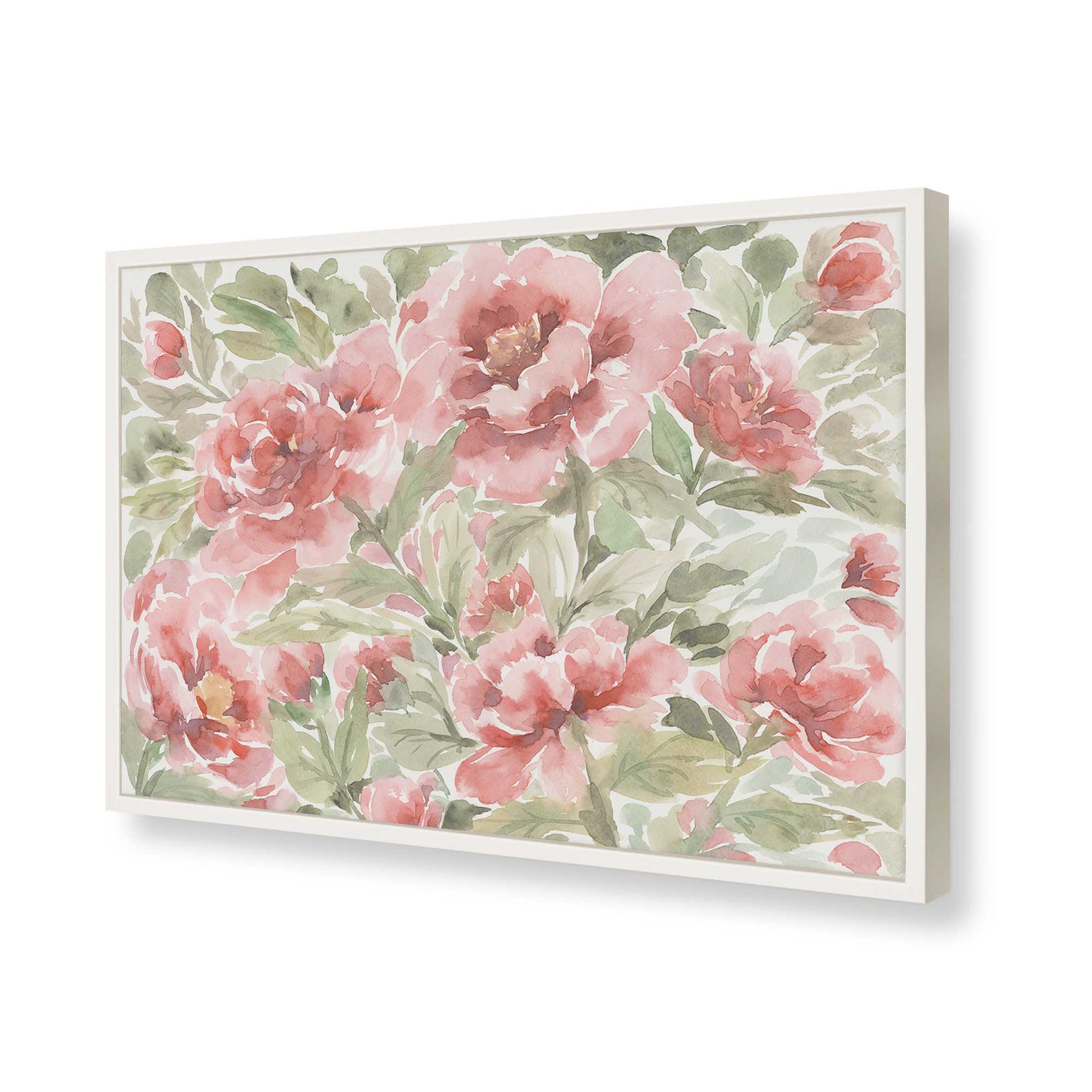 [Color:Opaque White], Picture of art in a Opaque White frame of the corner