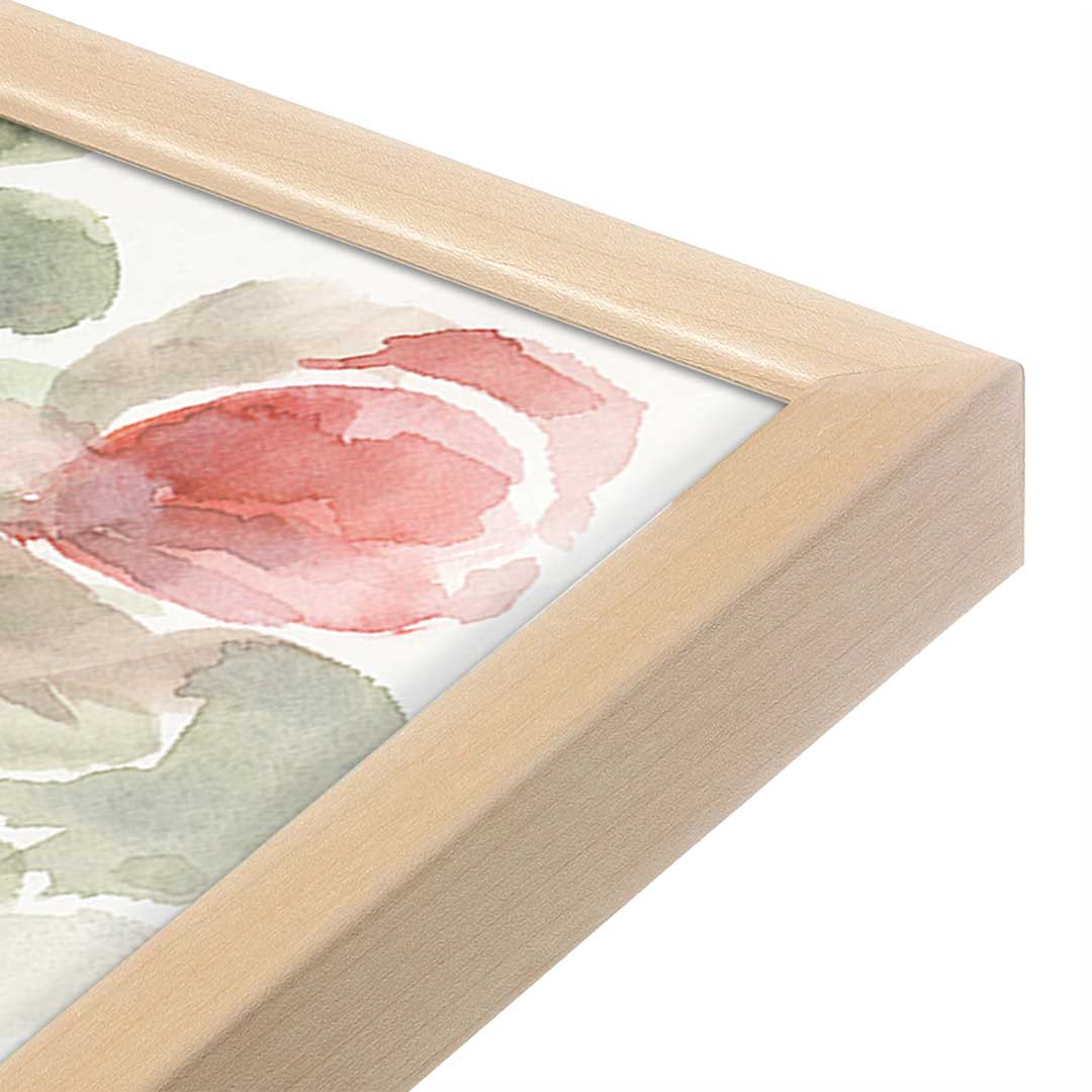 [Color:Raw Maple], Picture of art in a Raw Maple frame at an angle