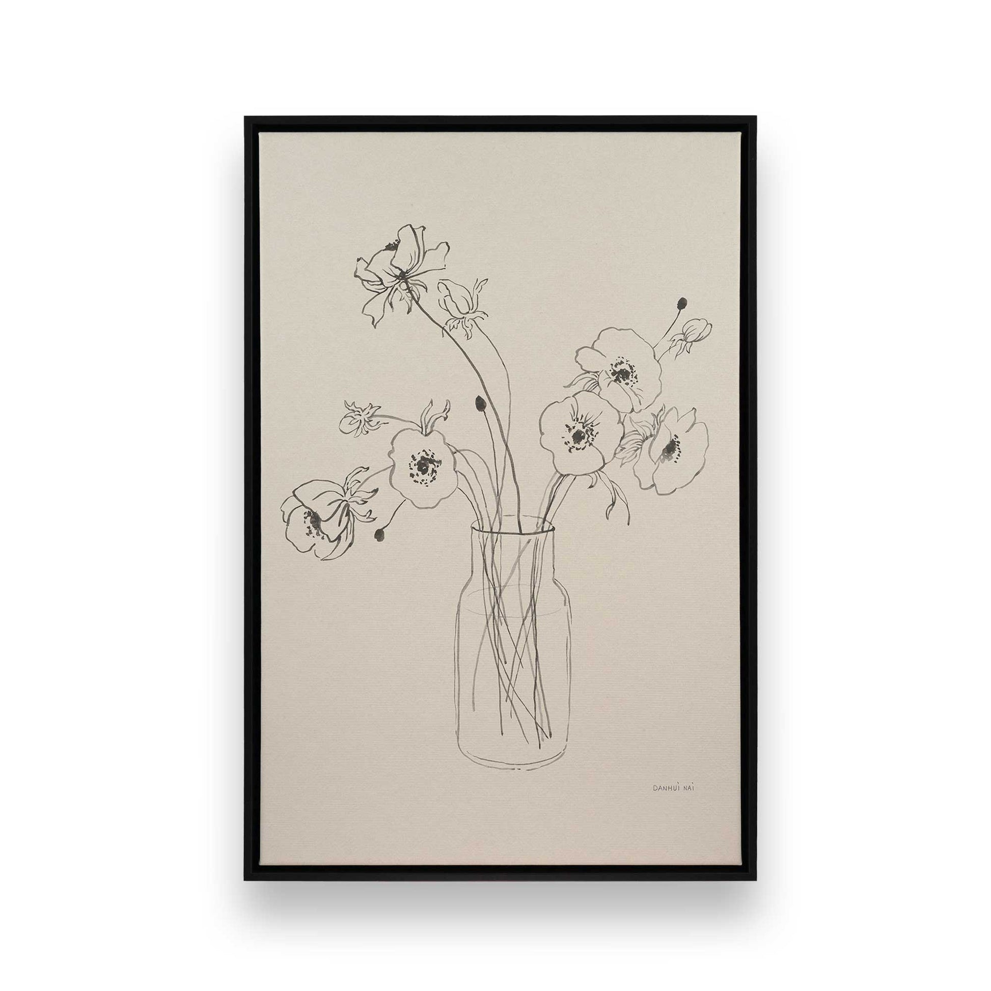 [Color:Satin Black], Picture of art in a Satin Black frame