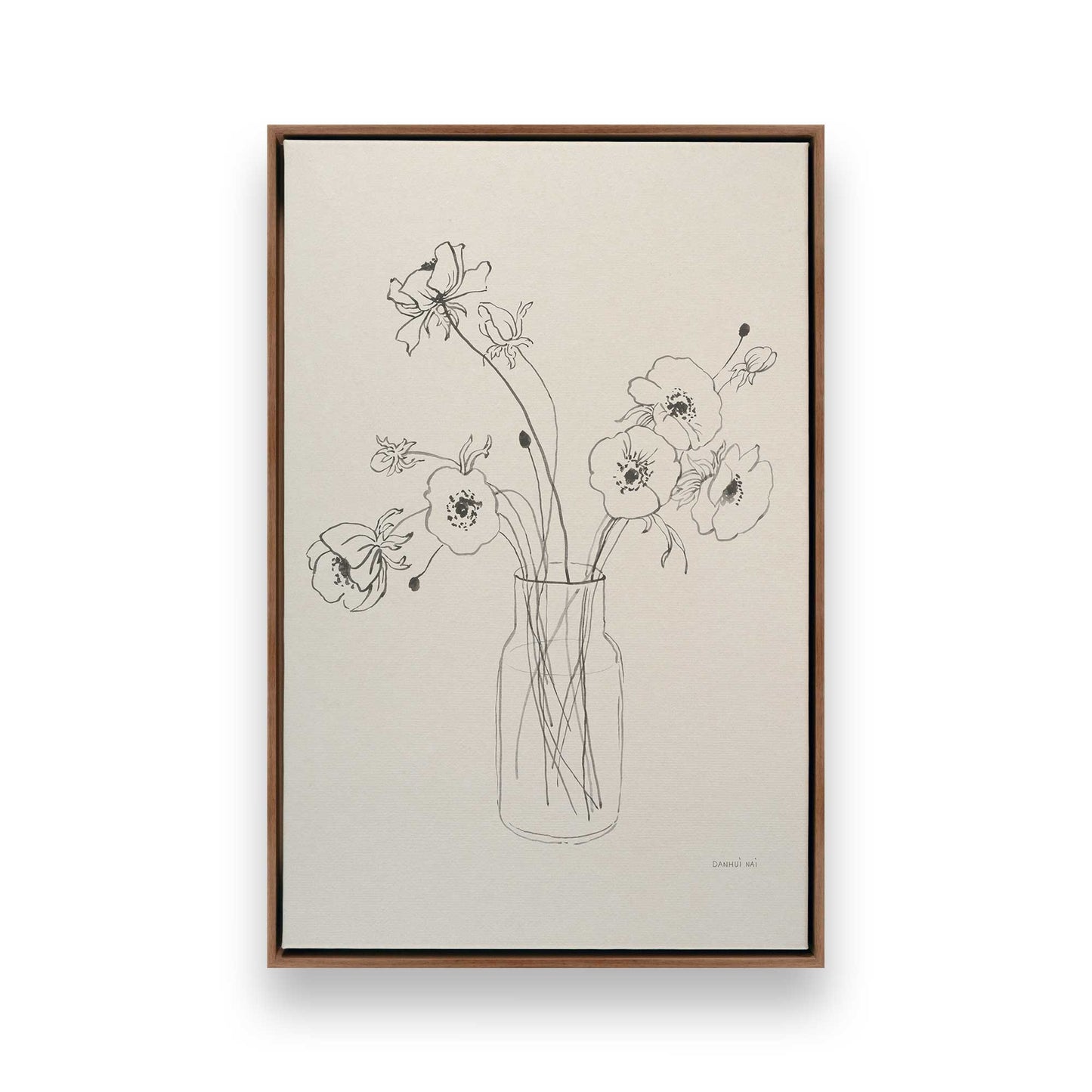 [Color:Walnut], Picture of art in a Walnut frame