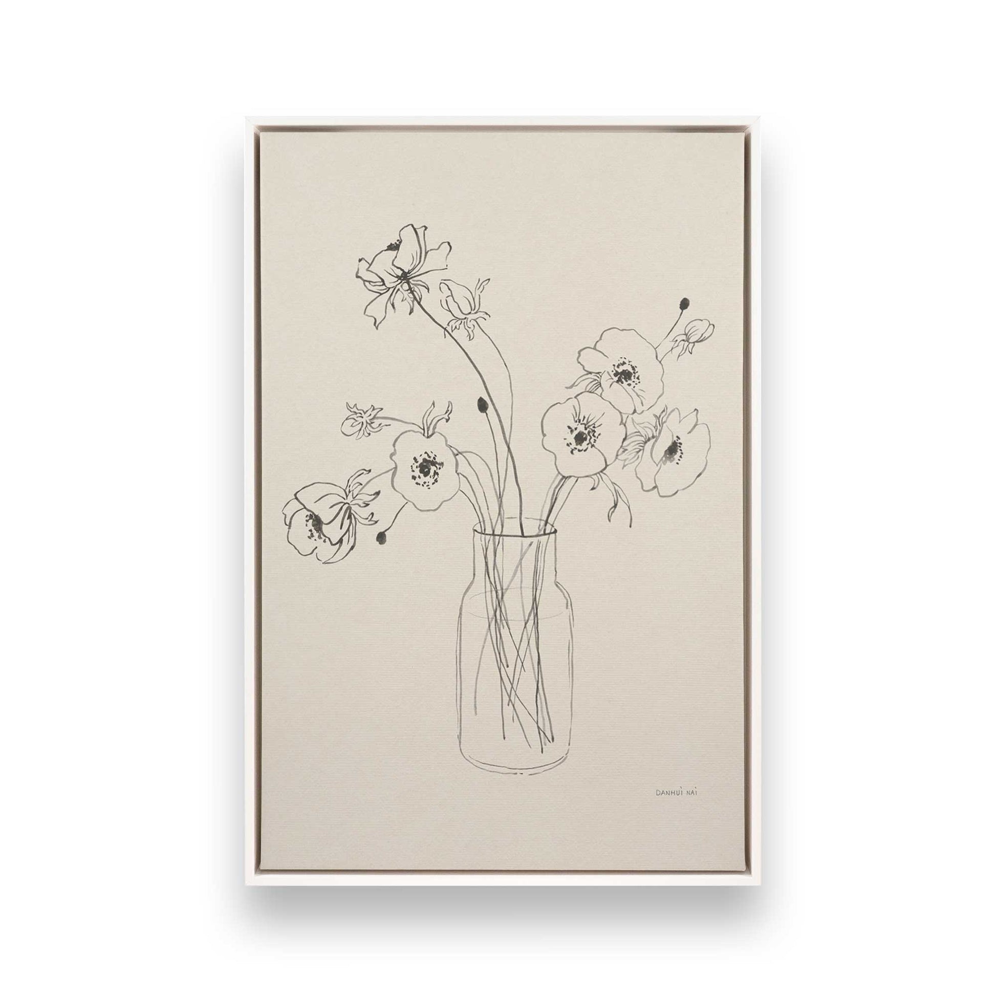 [Color:Opaque White], Picture of art in a White frame