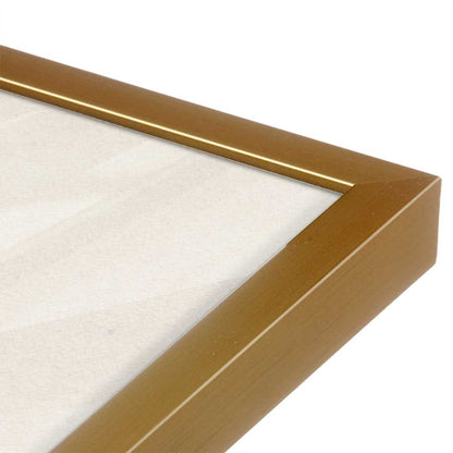 [Color:Polished Gold], Picture of art in a Polished Gold frame at an angle