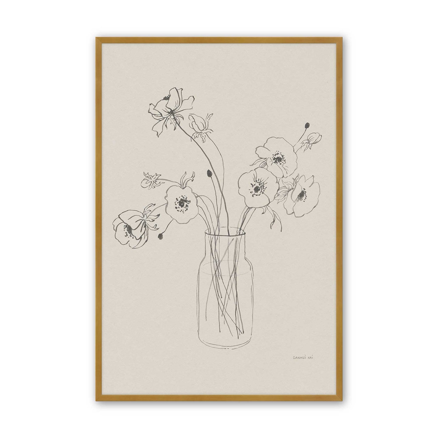 [Color:Polished Gold], Picture of art in a Polished Gold frame