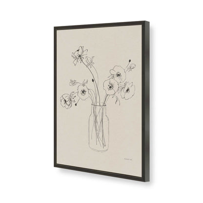 [Color:Satin Black], Picture of art in a Satin Black frame of the corner