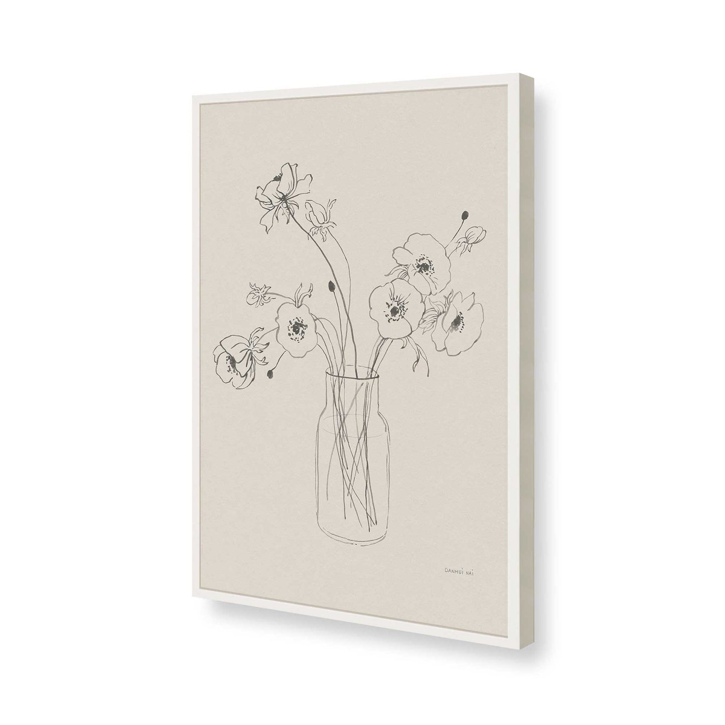 [Color:Opaque White], Picture of art in a Opaque White frame of the corner