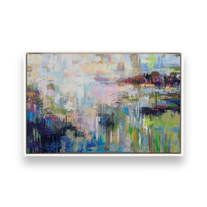 [Color:Opaque White], Picture of art in a White frame