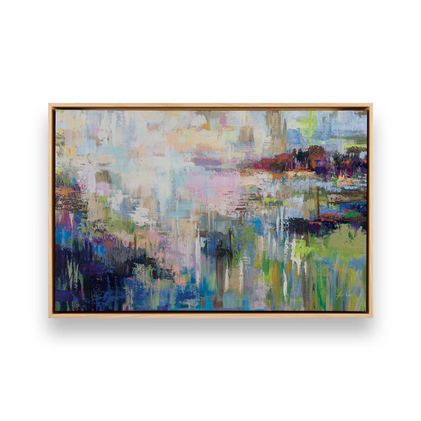 [Color:American Maple], Picture of art in a American Maple frame